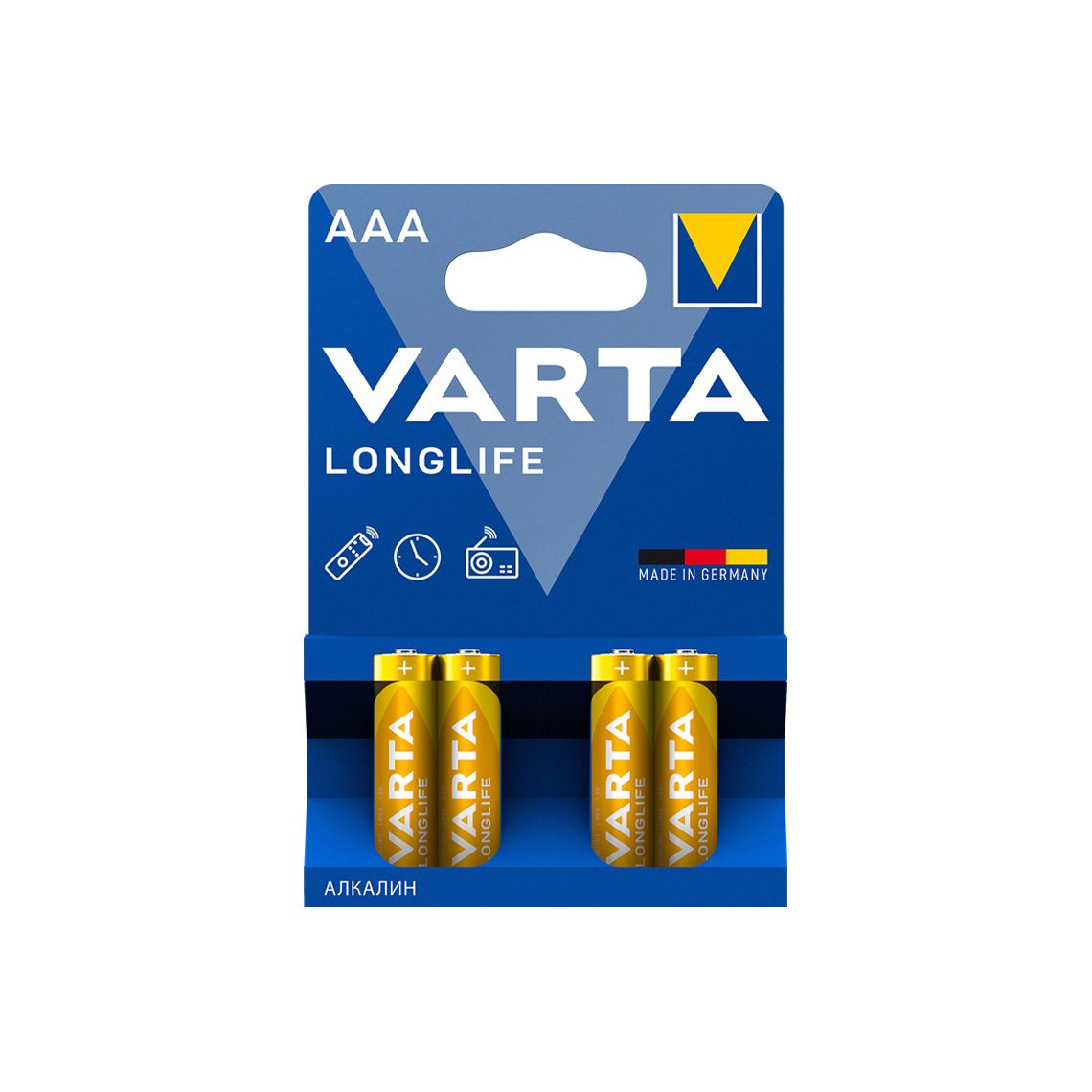 ელემენტი VARTA Longlife 4 AAA — ელემენტები და ბატარეები